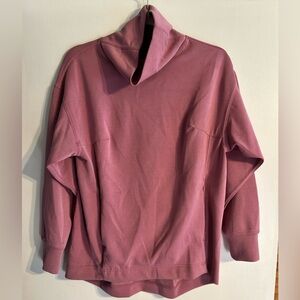 Super Soft Danskin Dusty Rose Turtleneck Sweater fun back!
